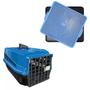 Imagem de Caixa Transporte N2 Azul+ Tapete Higienico Xixi Dog Educador