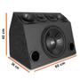 Imagem de Caixa Trio Completa 830W RMS Subwoofer Shutt Beatz 12" + Driver + Super Tweeter + Corneta