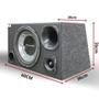 Imagem de Caixa Trio Pioneer TS-W3060BR 350WRMS 12 Pol + D200 + ST200