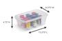 Imagem de Caixas de Armazenamento Rubbermaid Cleverstore 6L - Pacote com 12 Unidades - Tampas com Trava