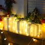 Imagem de Caixas de Presente de Natal Iluminadas MUYUN - 75 LEDs - Conjunto com 3