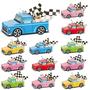 Imagem de Caixas para Festa com Design de Carros Clássicos - Pacote com 24 Unidades