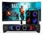 Caixinha Caixa Som Amplificada Soundbar Pc Gamer Led Usb Computador Notebook Tv Knup Kp-6041 Imagem de Caixinha Caixa Som Amplificada Soundbar Pc Gamer Led Usb Computador Notebook Tv Knup Kp-6041