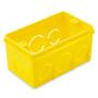 Imagem de Caixinha Luz Amarela Pvc 4X2 Brascom ./ Kit Com 100 Unidades