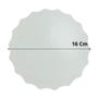 Imagem de Cake Board 16 Cm Base para Bolo Ondulada 5 Unidades Mdf Branco  Digoarts 