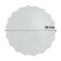 Imagem de Cake Board 24 Cm Base para Bolo Ondulada Mdf Branco (15 Unidades)  Digoarts 