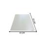 Imagem de Cake Board RETANGULAR 45x55 Cm Mdf Branco 3mm