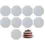 Imagem de Cake Boards Base para Bolo Octagonal 25 Cm Mdf (10 Unidades)  Digoarts 