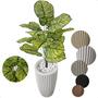 Imagem de Caladium Bulbo Artificial Tinhorão Grande Vaso Decoração