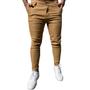 Imagem de Calça Alfaiataria Twill Masculina Skinny Social Com Textura