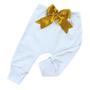 Imagem de Calça Bebê Moda Blogueirinha Modinha Mini Diva com Laço Luxo Menina Feminino c22335