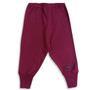 Imagem de Calça canelado bebê marsala liso básico com pé reversível