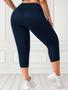 Imagem de Calça Capri Corsário Wolfox Plus Size Cintura Alta Tecido Suplex Feminino G1, G2, G3 e G4