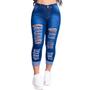 Imagem de Calça Capri Jeans Feminina Skinny Corsário