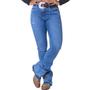 Imagem de Calça Com Brilho Country C/ Bordados Jeans Premium C/ Lycra