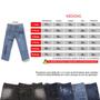 Imagem de Calça Comprida Infantil Jeans destroyed Colegial 1 A 8 Anos Revenda