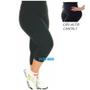 Imagem de Calça Corsário Suplex Cós Alto Plus Size Tamanhos Especiais G4/G5/G6/G7 - PRETO