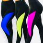 Imagem de Calça Cós Alto Fitness Leg Legging Treino Casual Cores 141