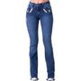 Imagem de Calca Country Bordada Feminina Jeans Com Laicra Rodeio Farm