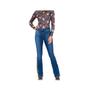 Imagem de Calça Country Feminina Stabulos Jeans Flare Bordado - Ref. SBT217