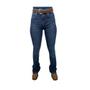 Imagem de Calça Country Feminina Wrangler Flare Azul Ref: 21M4CSW60UN