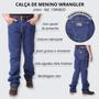 Imagem de Calça Country Infantil Wrangler Jeans Azul Escuro - Ref. 13MWJDD