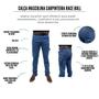 Imagem de Calça Country Jeans Masculina Carpinteira Race Bull Delavê Cowboy Sertanejo