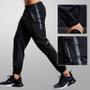 Imagem de Calça de Corrida Masculina com Bolsos e Zíper - Secagem Rápida para Treinamento Fitness