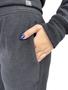 Imagem de Calça de Moletom Feminina Tweed com Bolsos Laterais, Cintura com Elástico e Cadarço  Ethical - Preto