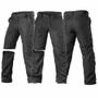 Imagem de Calça De Pesca Masculina Vira Bermuda Fox Boy 6 Bolsos Preta