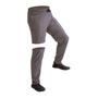 Imagem de Calça de Pesca Proteção Solar UV com Ziper Joelho Hidronatic Chumbo - Mar Negro P