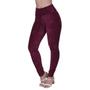 Imagem de Calça de Veludo Legging Cotelê Cintura Alta Térmica Feminino