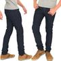 Imagem de Calça Escolar Masculina Juvenil Jeans Escuro