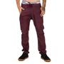 Imagem de Calça Euro Color Zune Jeans Masculina Confortável Dia a Dia Vinho 36