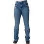 Imagem de Calca Feminina Bordada Premium Jeans Country Laicra Rodeio