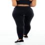 Imagem de Calça Feminina de Academia Leggin Fitness Preto Esporte Corrida Treino Conforto