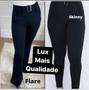 Imagem de Calça Feminina De Malha Crepe Com Cinto Cintura Alta Skinny