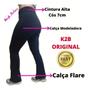 Imagem de Calça Feminina Flare Bailarina Grossa Plus Size K2b Original