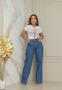 Imagem de Calça Feminina Jeans Wide Leg Tradicional