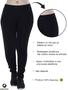 Imagem de Calça Feminina Jogger Anistia de Moletinho Com Punho Preta