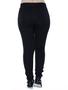 Imagem de Calça Feminina Jogger Anistia de Moletinho Com Punho Preta