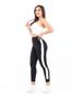 Imagem de Calça Feminina Jogger Listrada Crepe Slim Fit Empina