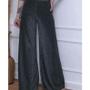 Imagem de Calça feminina lurex pantalona moda elegante
