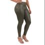 Imagem de Calça Feminina material sintético Cirre Skinny Cós Alto Lycra