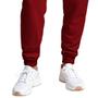 Imagem de Calça Feminina Moletom Flanelada Slim Bolsos Cordão Algodão