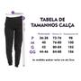 Imagem de Calça Feminina Moletom Flanelada Slim Bolsos Cordão Algodão