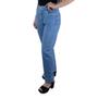 Imagem de Calça Feminina Ouzzare Jeans Mom Azul Claro - ZZ806