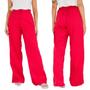 Imagem de Calça Feminina Pantalona Com Elastico Alfaiataria Elegante 