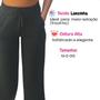 Imagem de Calca Feminina Pantalona Moletom Moletinho Lanzinha Wide Leg