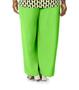 Imagem de Calça Feminina Plus Size Em Crepe Secret Glam Verde